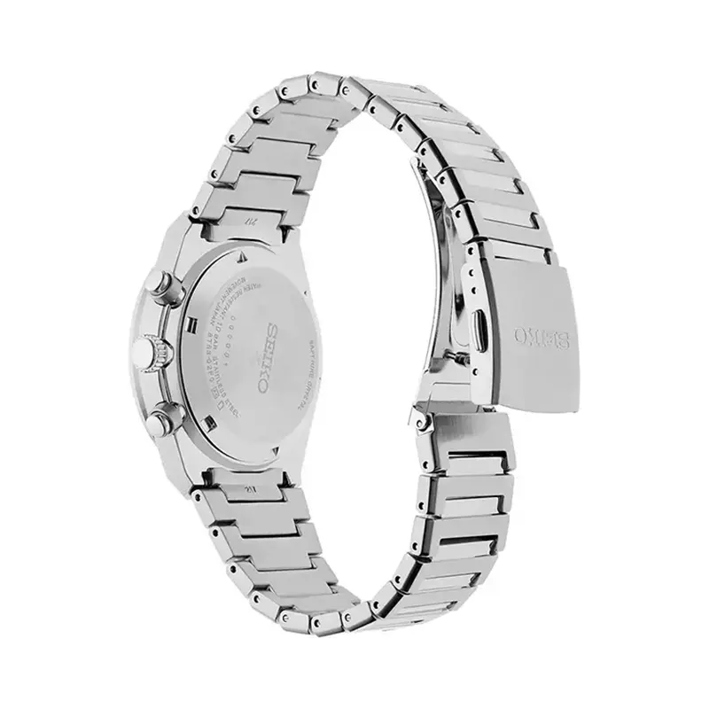 Seiko Chronograph Sporty Ice Blue Dial Quartz Watch- SSB459P1